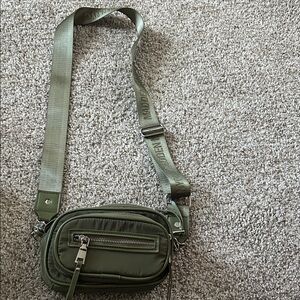 Olive Green Belt Bag with Adjustable Strap